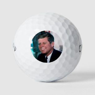 American President John F. Kennedy in Oval Office Golf Balls