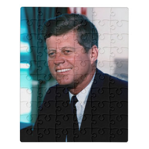 American President John F. Kennedy in Oval Office Jigsaw Puzzle