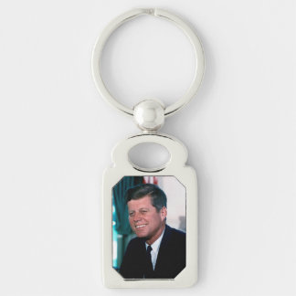 American President John F. Kennedy in Oval Office Keychain