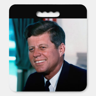 American President John F. Kennedy in Oval Office Seat Cushion