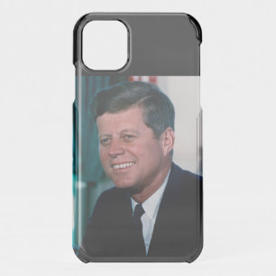American President John F. Kennedy in Oval Office iPhone 11 Case