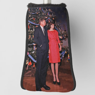 American President John Kennedy Christmas Card Golf Head Cover