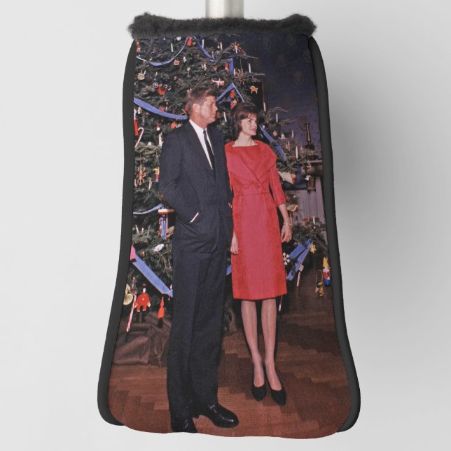 American President John Kennedy Christmas Card Golf Head Cover (Rotate 90)