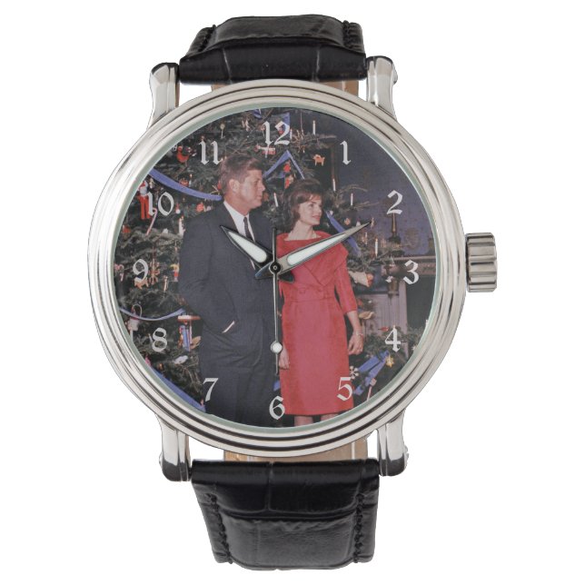 American President John Kennedy Christmas Card Watch (Front)