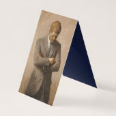 American President John Kennedy Painted Portrait  (Back)