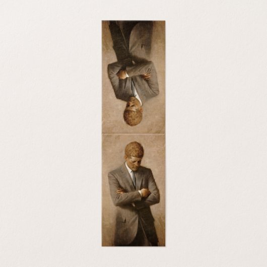 American President John Kennedy Painted Portrait  (Outside Unfolded)