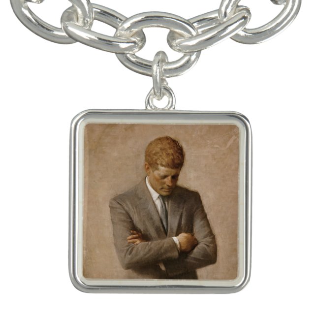 American President John Kennedy Painted Portrait  Bracelet (Design)