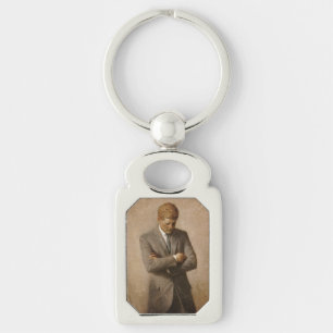 American President John Kennedy Painted Portrait  Keychain