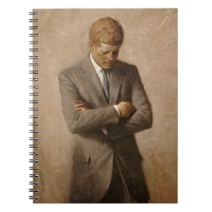 American President John Kennedy Painted Portrait  Notebook