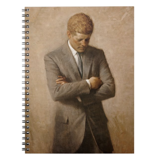 American President John Kennedy Painted Portrait  Notebook (Front)