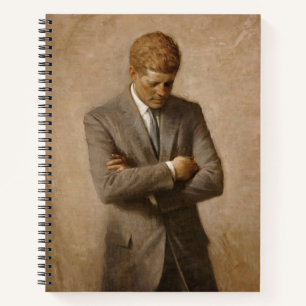 American President John Kennedy Painted Portrait  Notebook