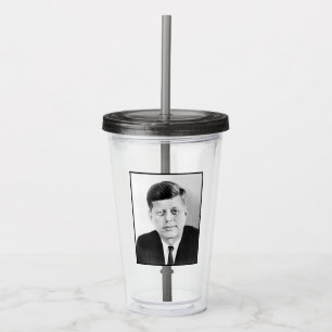 American President John Kennedy Presidential Photo Acrylic Tumbler