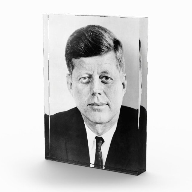 American President John Kennedy Presidential Photo Block (Right)