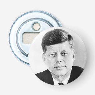 American President John Kennedy Presidential Photo Bottle Opener