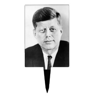 American President John Kennedy Presidential Photo Cake Topper