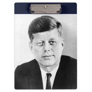 American President John Kennedy Presidential Photo Clipboard