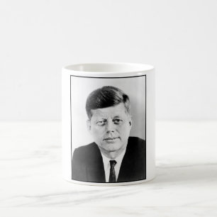 American President John Kennedy Presidential Photo Color Morph Mug