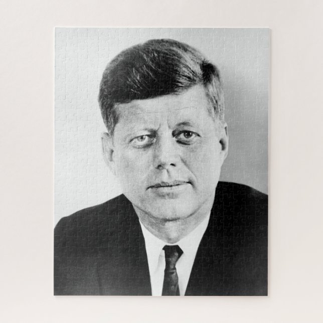 American President John Kennedy Presidential Photo Jigsaw Puzzle (Vertical)