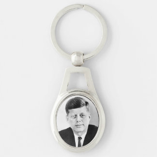 American President John Kennedy Presidential Photo Keychain