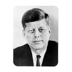 American President John Kennedy Presidential Photo Magnet