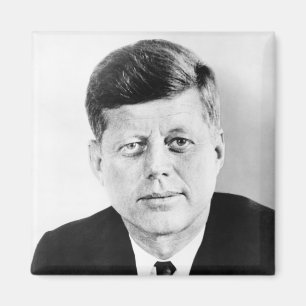 American President John Kennedy Presidential Photo Magnet
