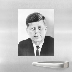 American President John Kennedy Presidential Photo Magnetic Dry Erase Sheet