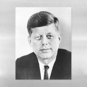 American President John Kennedy Presidential Photo Magnetic Dry Erase Sheet