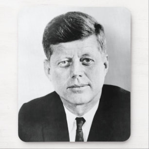 American President John Kennedy Presidential Photo Mouse Pad