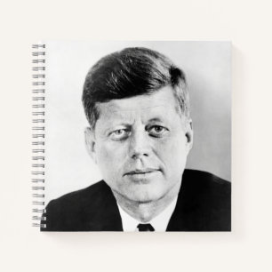 American President John Kennedy Presidential Photo Notebook