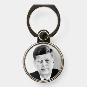 American President John Kennedy Presidential Photo Phone Ring Stand
