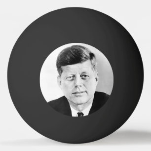 American President John Kennedy Presidential Photo Ping Pong Ball