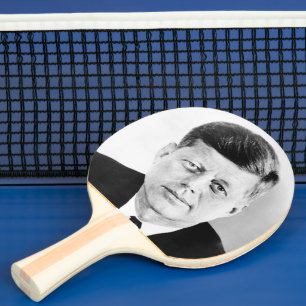 American President John Kennedy Presidential Photo Ping Pong Paddle
