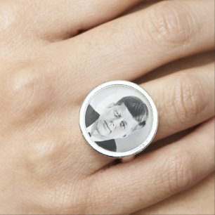 American President John Kennedy Presidential Photo Ring