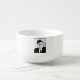 American President John Kennedy Presidential Photo Soup Mug