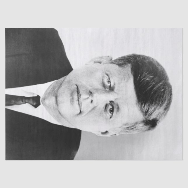 American President John Kennedy Presidential Photo Tissue Paper (Front)
