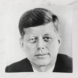American President John Kennedy Presidential Photo Trinket Tray