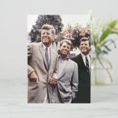 American President John Kennedy & Robert & Ted (Standing Front)