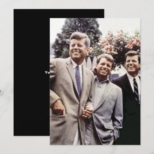 American President John Kennedy & Robert & Ted (Front/Back)