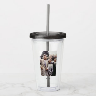 American President John Kennedy & Robert & Ted Acrylic Tumbler