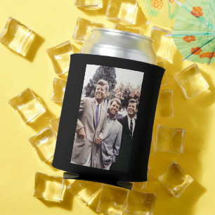 American President John Kennedy & Robert & Ted Can Cooler
