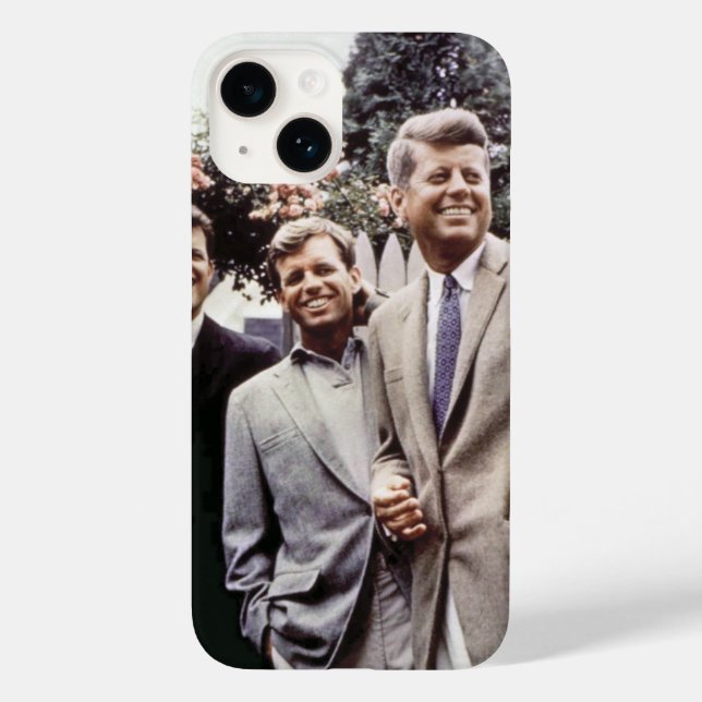 American President John Kennedy & Robert & Ted Case-Mate iPhone Case (Back)
