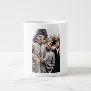 American President John Kennedy & Robert & Ted Giant Coffee Mug