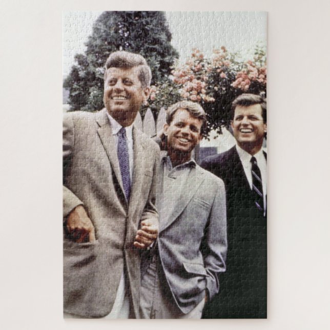 American President John Kennedy & Robert & Ted Jigsaw Puzzle (Vertical)