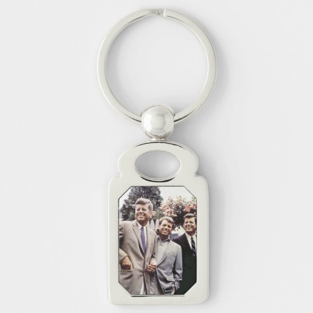 American President John Kennedy & Robert & Ted Keychain (Front)