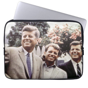 American President John Kennedy & Robert & Ted Laptop Sleeve