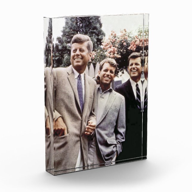 American President John Kennedy & Robert & Ted Photo Block (Left)