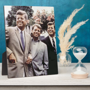 American President John Kennedy & Robert & Ted Plaque