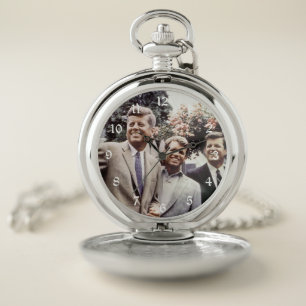 American President John Kennedy & Robert & Ted Pocket Watch