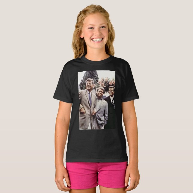 American President John Kennedy & Robert & Ted T-Shirt (Front Full)