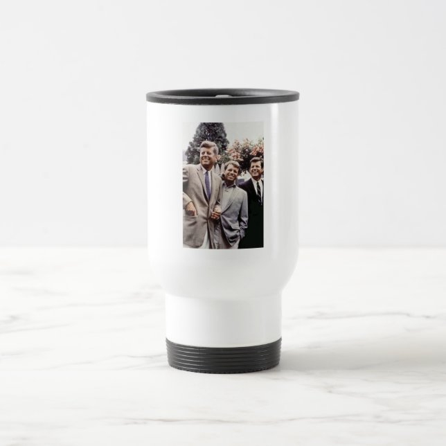 American President John Kennedy & Robert & Ted Travel Mug (Center)